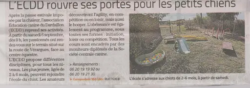 Education Canine du Dardaillon